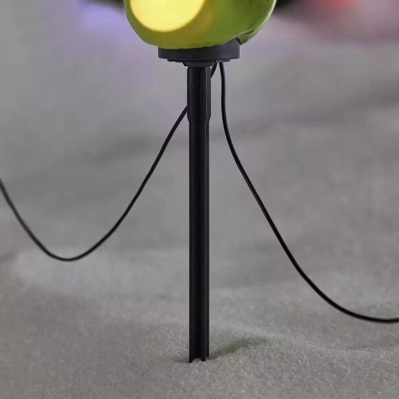 The Grinch Light Up Pathway Stakes 16 Count With Santa Hat LED Christmas Decor - Picture 4 of 9